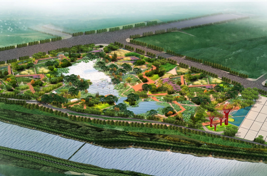 濮阳市马颊河体育公园园建项目